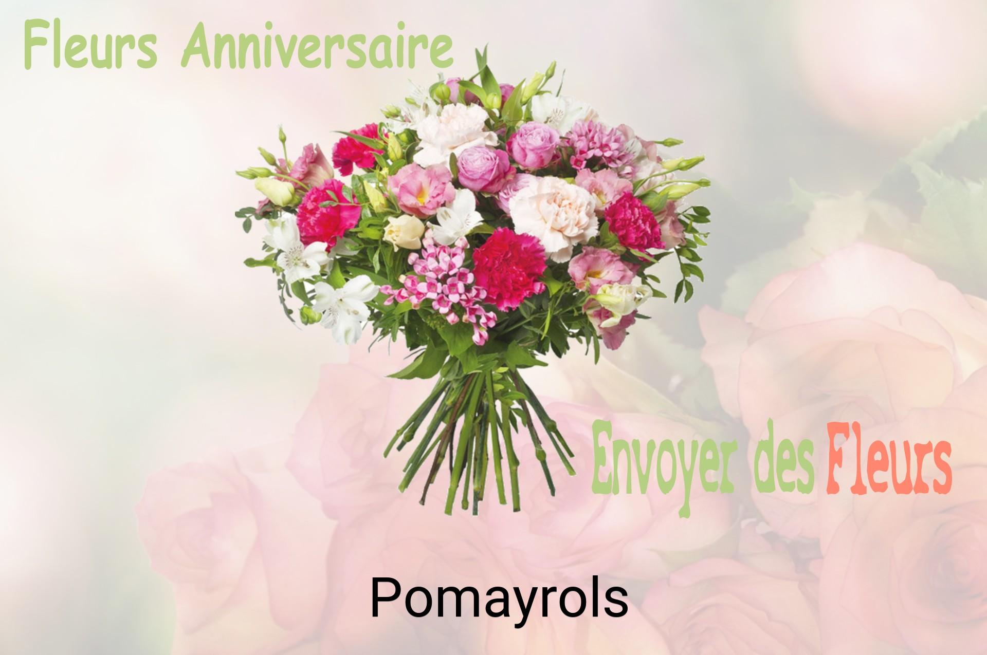 Bouquet de fleurs d’anniversaire livré à Pomayrols