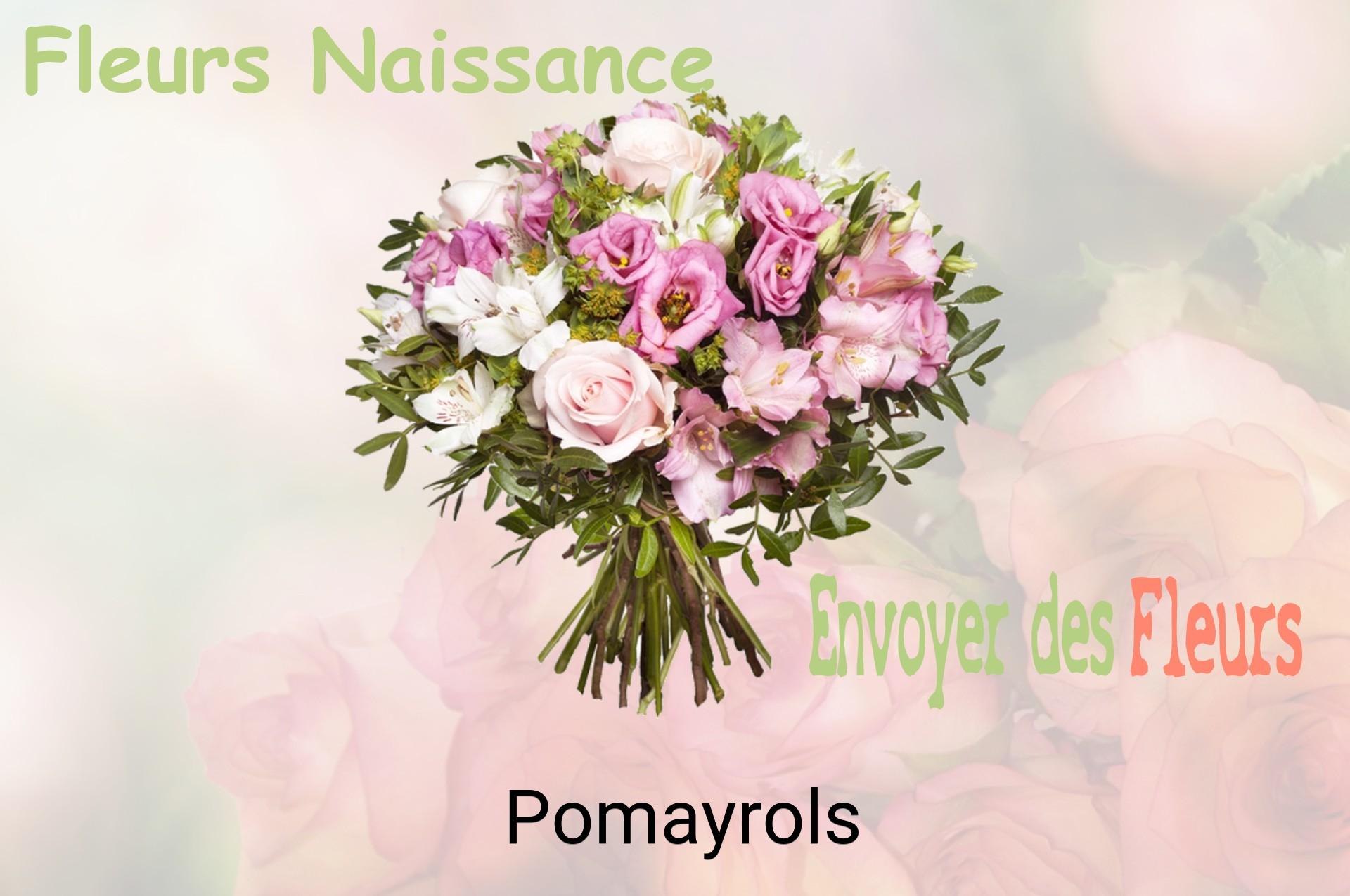 Bouquet de fleurs de naissance livré à Pomayrols